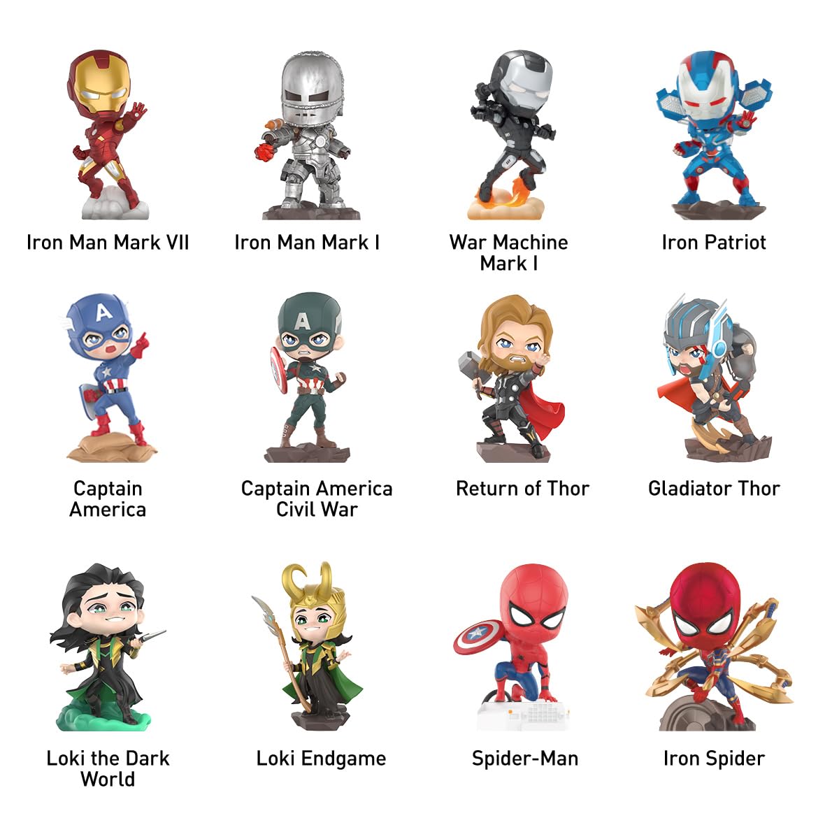 POP MART Marvel Infinity Saga Series Figures de Acción Popular